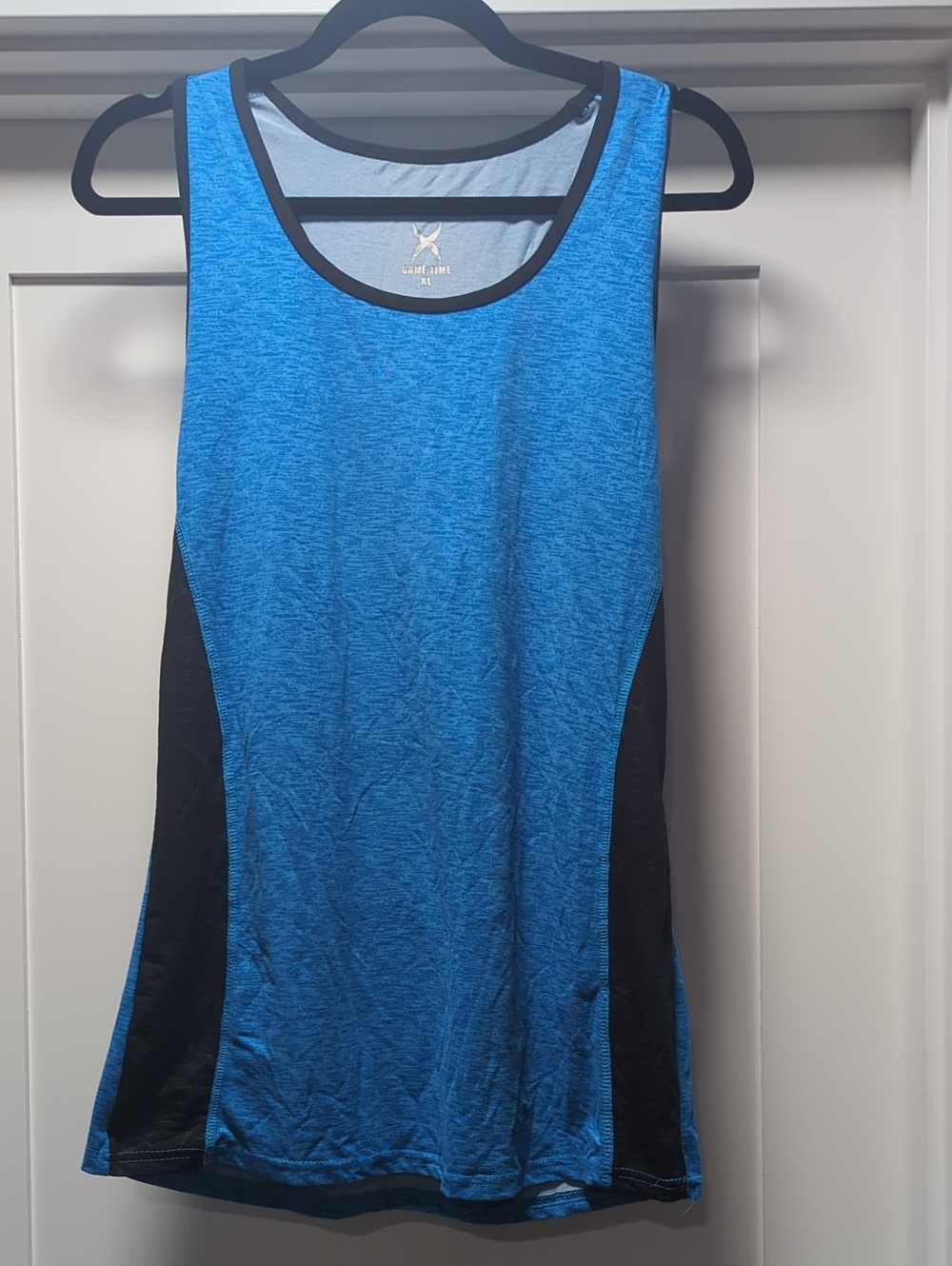 Game Time Blue Tank with Black Side Panels